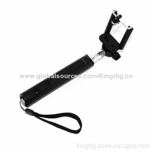 Bluetooth extensible monopod for iOS and Android cellphone and pad